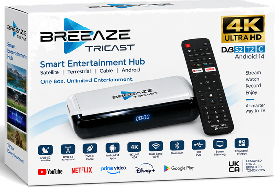 Breeaze Tricast retail packaging